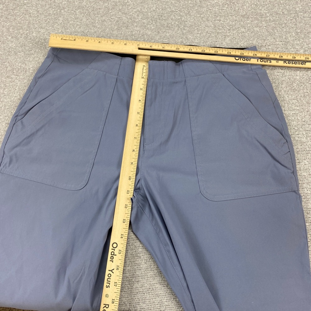 Eddie Bauer Horizon Straight Ankle Pants Womens 12 Blue Gray Hiking Travel - Picture 5 of 16